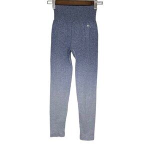 AYBL Women's Blue Ombré Seamless Athletic‎ Leggings Size XS